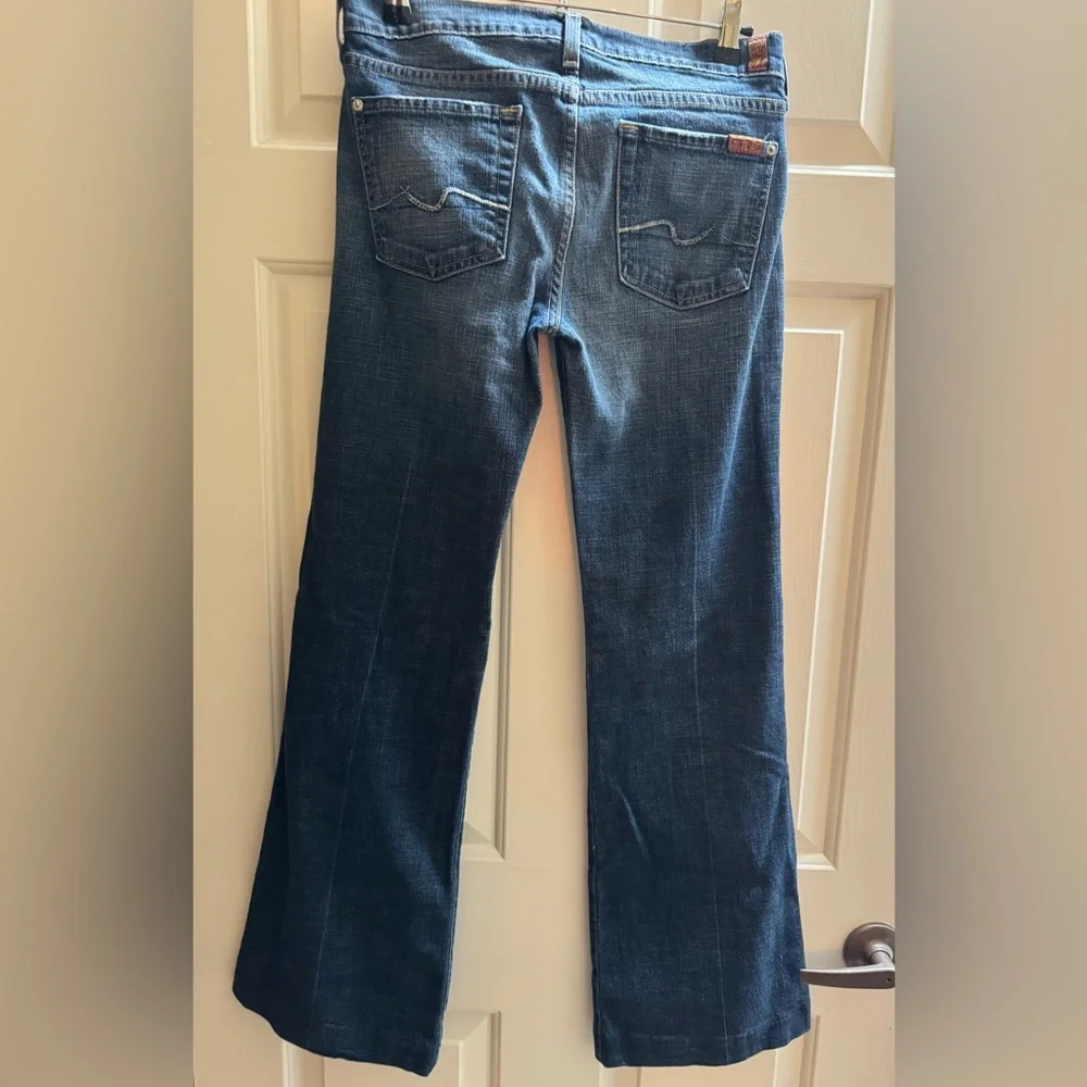 7 For All Mankind Dojo Bootcut Jeans Womens size 29 Rise 7.75